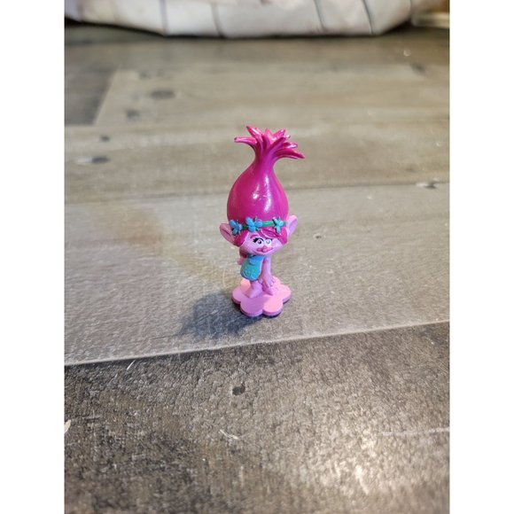 Trolls pink poppy toy figure flower crown - Picture 1 of 4
